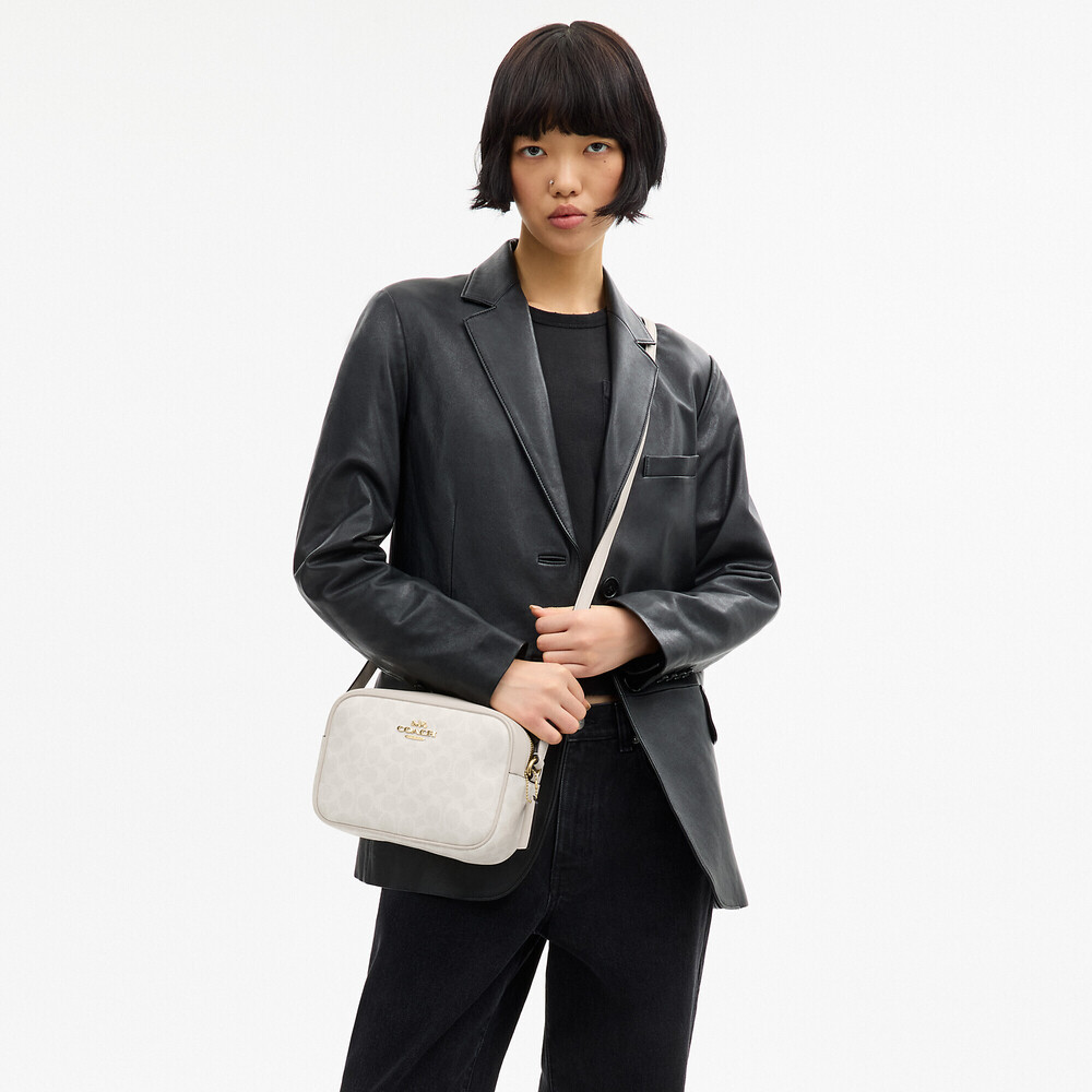 Coach Jamie Camera Bag In Signature Canvas - Picture 2 of 3